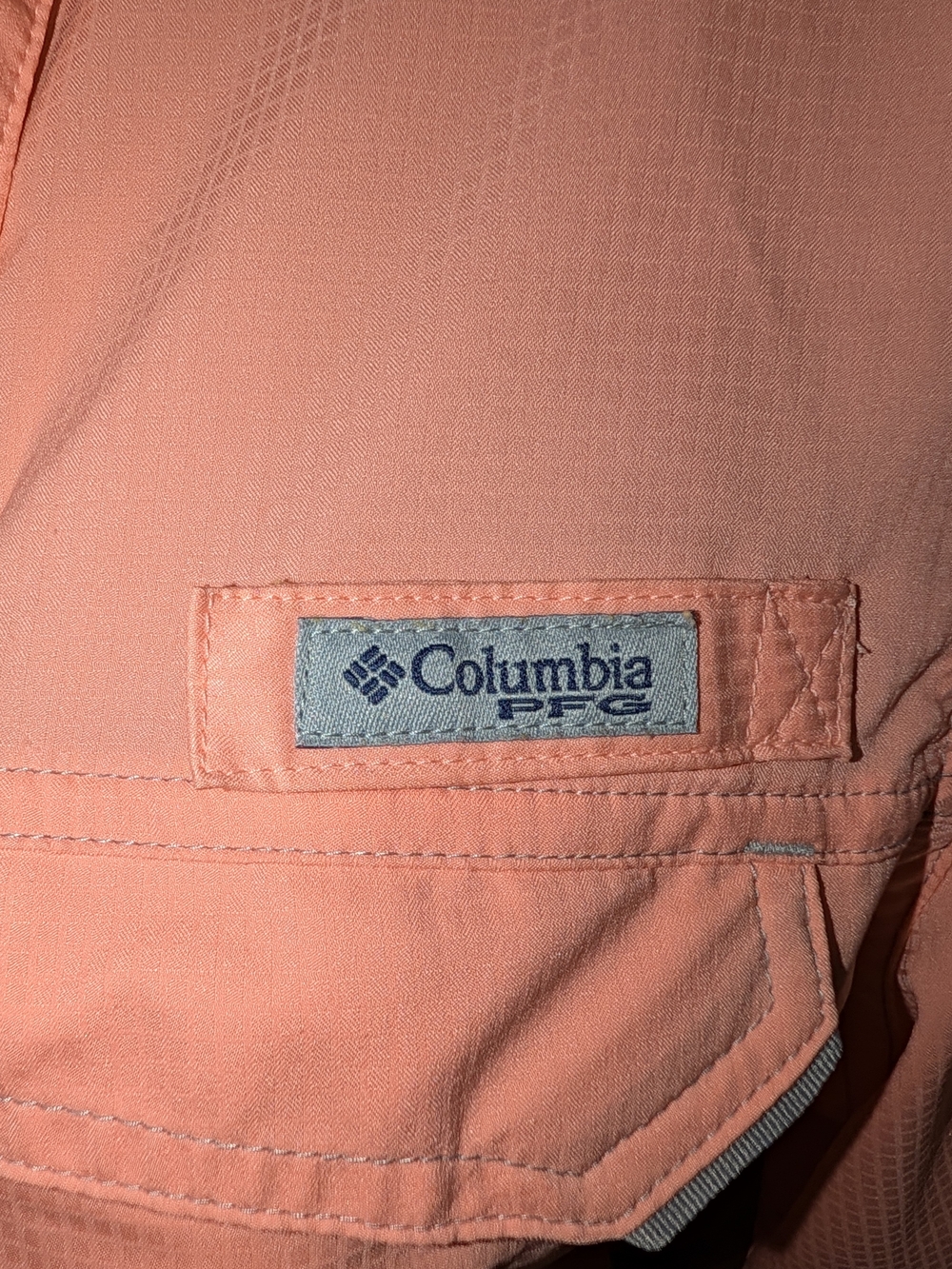 Columbia Women’s Long-Sleeve Sun Shirt - Peach - Picture 4 of 13